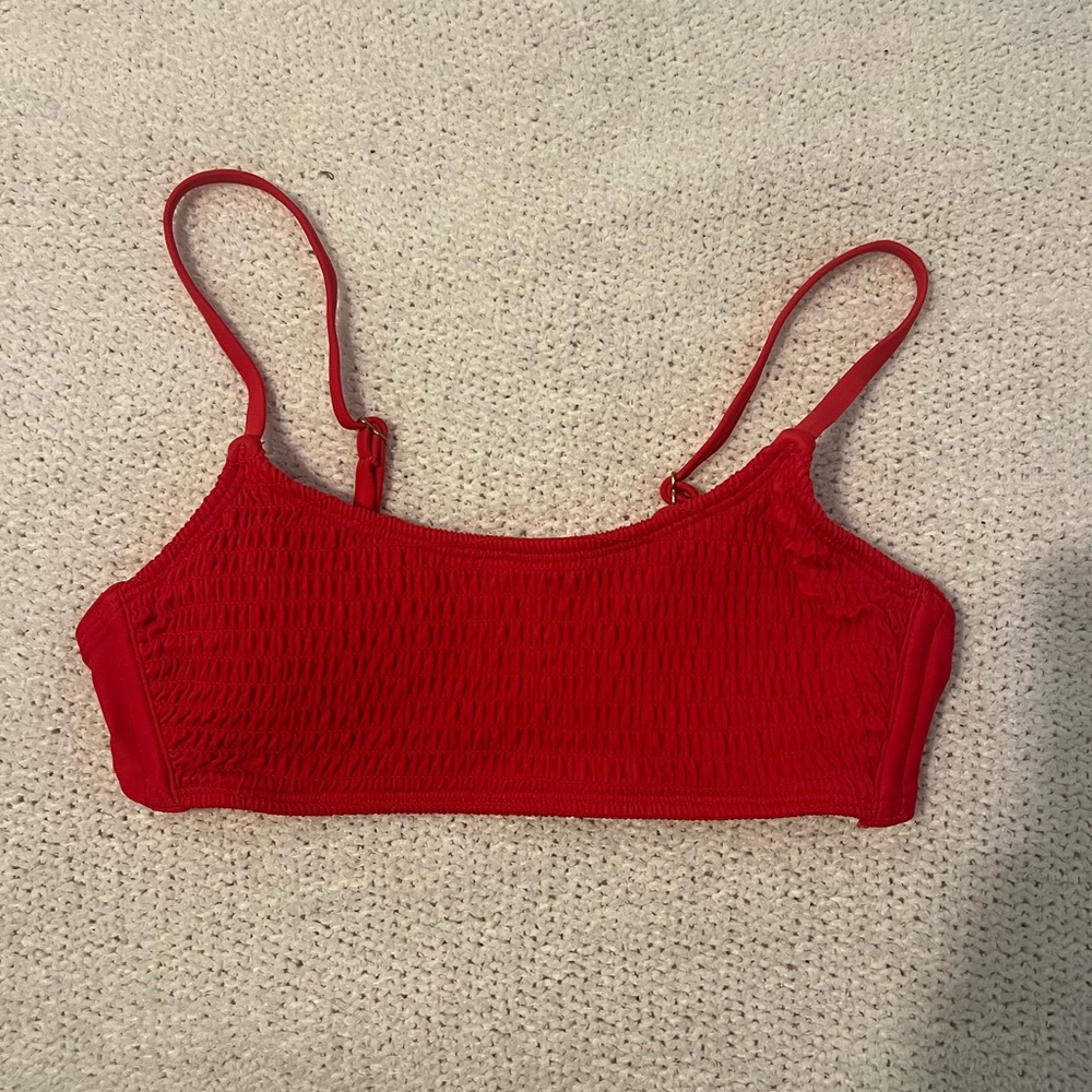 Red bikini top